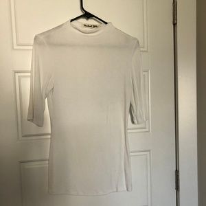 Michael Stars ribbed mock neck